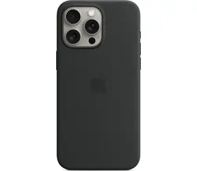 Apple Silikonový kryt s MagSafe pro iPhone 15 Pro Max černá