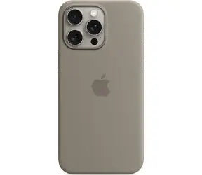 Apple Silikonový kryt s MagSafe pro iPhone 15 Pro Max jílově šedá