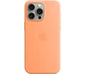 Apple Silikonový kryt s MagSafe pro iPhone 15 Pro Max sorbetově oranžová
