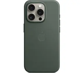 Apple Kryt z tkaniny FineWoven s MagSafe pro iPhone 15 Pro listově zelená