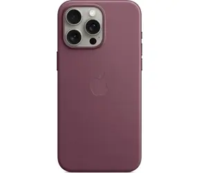 Apple Kryt z tkaniny FineWoven s MagSafe pro iPhone 15 Pro Max morušově rudá / doprodej