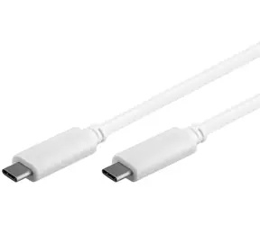 PremiumCord Kabel USB-C M/M bílá