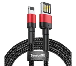 Baseus CALKLF-G91 Kabel USB-A (M) - Lightning (M) 1 m černo-červený