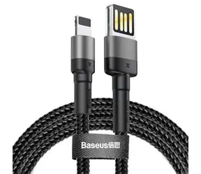 Baseus CALKLF-HG1 Kabel USB-A (M) - Lightning (M) 2 m černo-šedá
