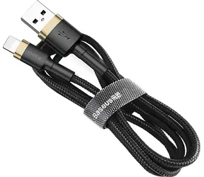 Baseus CALKLF-CV1 Kabel USB-A (M) - Lightning (M) 2 m černo-zlatá