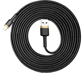 Baseus CALKLF-RV1 Kabel USB-A (M) - Lightning (M) 3 m černo-zlatá