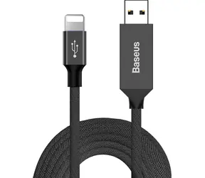 Baseus CALYW-01 Kabel USB-A (M) - Lightning (M) 1.2 m černá