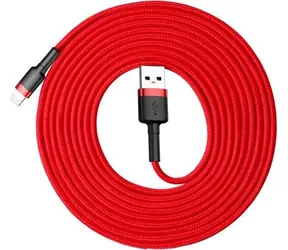 Baseus CALKLF-R09 Kabel USB-A (M) - Lightning (M) 3 m červená