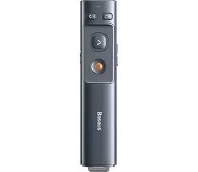 Baseus ACFYB-0G Orange Dot Multifunkční dálkové ovládání pro prezentace s laserovým ukazovátkem šedá