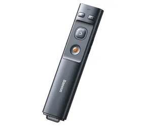 Baseus ACFYB-B0G Orange Dot Multifunkční dálkové ovládání pro prezentace s laserovým ukazovátkem šedá