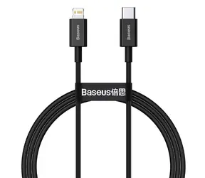 Baseus CATLYS-A01 Kabel USB-C (M) - Lightning (M) 1 m černá / 20W