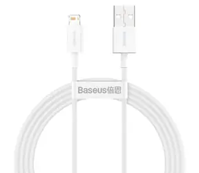 Baseus CALYS-B02 Kabel USB-A (M) - Lightning (M) 1.5 m bílá