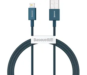 Baseus CALYS-A03 Kabel USB-A (M) - Lightning (M) 1 m modrá 