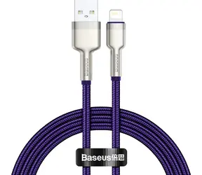 Baseus CALJK-A05 Kabel USB-A (M) - Lightning (M) 1 m fialová 