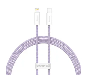 Baseus CALD000005 Kabel USB-C (M) - Lightning (M) 1 m fialová / 20W