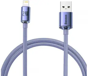 Baseus CAJY000005 Kabel USB-A (M) - Lightning (M) 1.2 m fialová