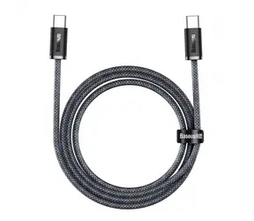 Baseus CALD000216 Kabel USB-C (M) - USB-C (M) 1 m šedá / 100W