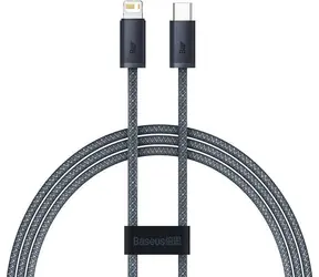 Baseus CALD000016 Kabel USB-C (M) - Lightning (M) 1 m šedá / 20W