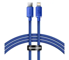Baseus CAJY000203 Kabel USB-C (M) - Lightning (M) 1.2 m modrá / 20W
