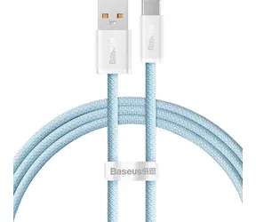 Baseus CALD000603 Kabel USB-A (M) - USB-C (M) 1 m modrá / 100W