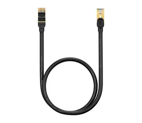 Baseus WKJS010001 Síťový kabel CAT7 0.5 m černá / RJ-45 - RJ45 / 10Gbps