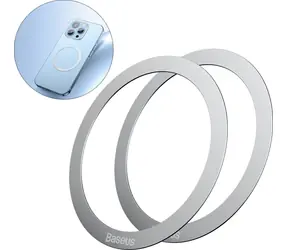 Baseus PCCH000012 Halo Magnetický kroužek na mobil stříbrná