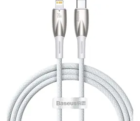 Baseus CADH000002 Kabel USB-C (M) - Lightning (M) 1 m bílá / 20W