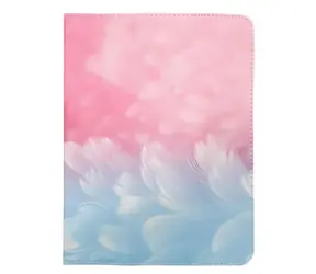GreenGo Knížkové pouzdro (Fashion) Light Feather univerzální 9-10"