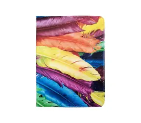 GreenGo Knížkové pouzdro (Fashion) Color Feather univerzální 9-10"