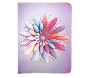 GreenGo Knížkové pouzdro (Fashion) Candy Flower univerzální 9-10" 