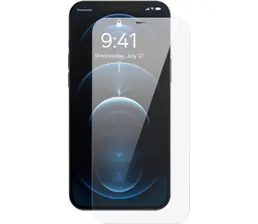 Baseus SGXT000102 Ochranné sklo s prachovým filtrem pro Apple iPhone 12 Pro Max / 0.3 mm