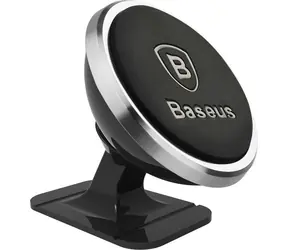 Baseus SUCX140012 Magnetický držák na mobil do auta stříbrná 