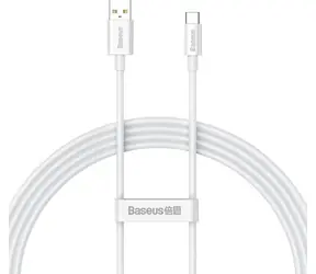 Baseus P10320102214-02 Kabel USB-A (M) - USB-C (M) 1.5 m bílá / 100W