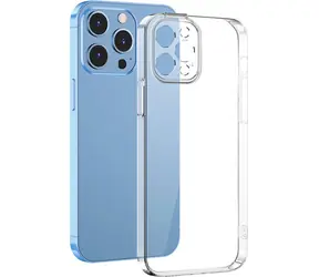 Baseus ARJB020402 Crystal Kryt pro Apple iPhone 13 Pro čirá / + ochranné sklo / + čitící sada