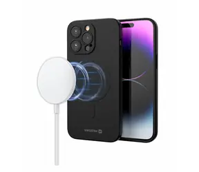 SWISSTEN SOFT JOY MagStick Pouzdro pro Apple iPhone 15 Plus černá 