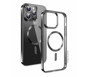 SWISSTEN CLEAR JELLY MagStick METALLIC Pouzdro pro Apple iPhone 13 černá 