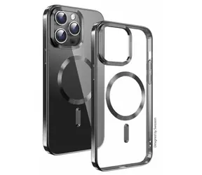 SWISSTEN CLEAR JELLY MagStick METALLIC Pouzdro pro Apple iPhone 14 černá 