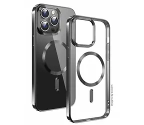 SWISSTEN CLEAR JELLY MagStick METALLIC Pouzdro pro Apple iPhone 15 černá 