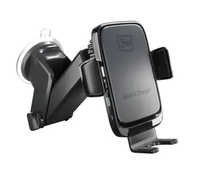 3mk Drive & Charge držák telefonu do auta s bezdrátovým nabíjením / 15 W 