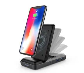 Hyper® HyperDrive Dokovací stanice s bezdrátovou nabiječkou / 3x USB-A / 1x HDMI / 1x USB-C / 1x RJ45 / SD/Micro SD