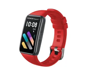 FIXED Silicone Strap Silikonový řemínek pro Honor Band 6/7 červená
