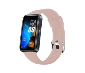 FIXED Silicone Strap Silikonový řemínek pro Huawei Band 8 růžová
