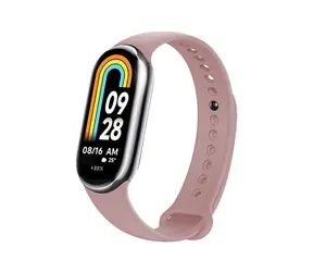 FIXED Silicone Strap Silikonový řemínek pro Xiaomi Mi Band 8 růžová