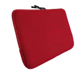FIXED Sleeve Neoprenové pouzdro pro notebooky o úhlopříčce do 14" červená