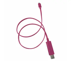 PureGear Kabel USB-A (M) - Lightning (M) 1.2 m fialová