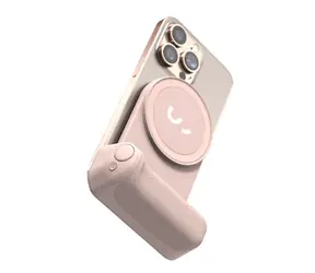 ShiftCam SnapGrip Rychloupínací grip na smartphony růžová / MagSafe / 3200mAh / Bluetooth spoušť
