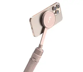 ShiftCam SnapPod růžová / Stativ + selfie tyč pro smartphone / MagSafe 