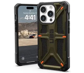 UAG Monarch ochranný kryt pro Apple iPhone 15 Pro zelená 