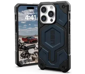 UAG Monarch Pro MagSafe ochranný kryt pro Apple iPhone 15 Pro tmavě modrá