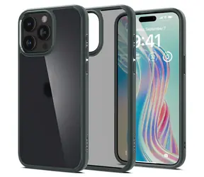 Spigen Ultra Hybrid ochranný kryt pro Apple iPhone 15 Pro zelená 